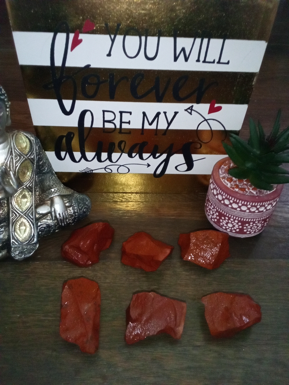 Red Jasper Piece From Brazil Decorative Stone Home Accents